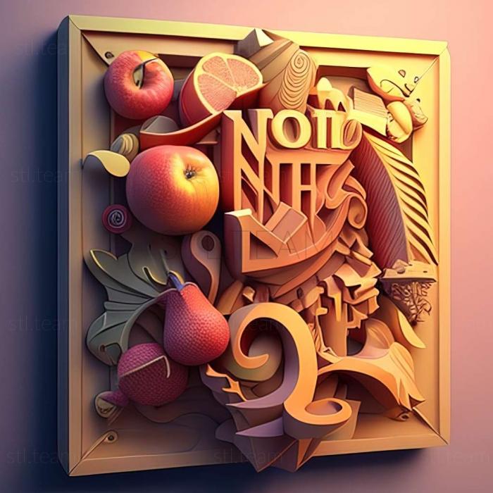 3D model Fruit Ninja game (STL)
